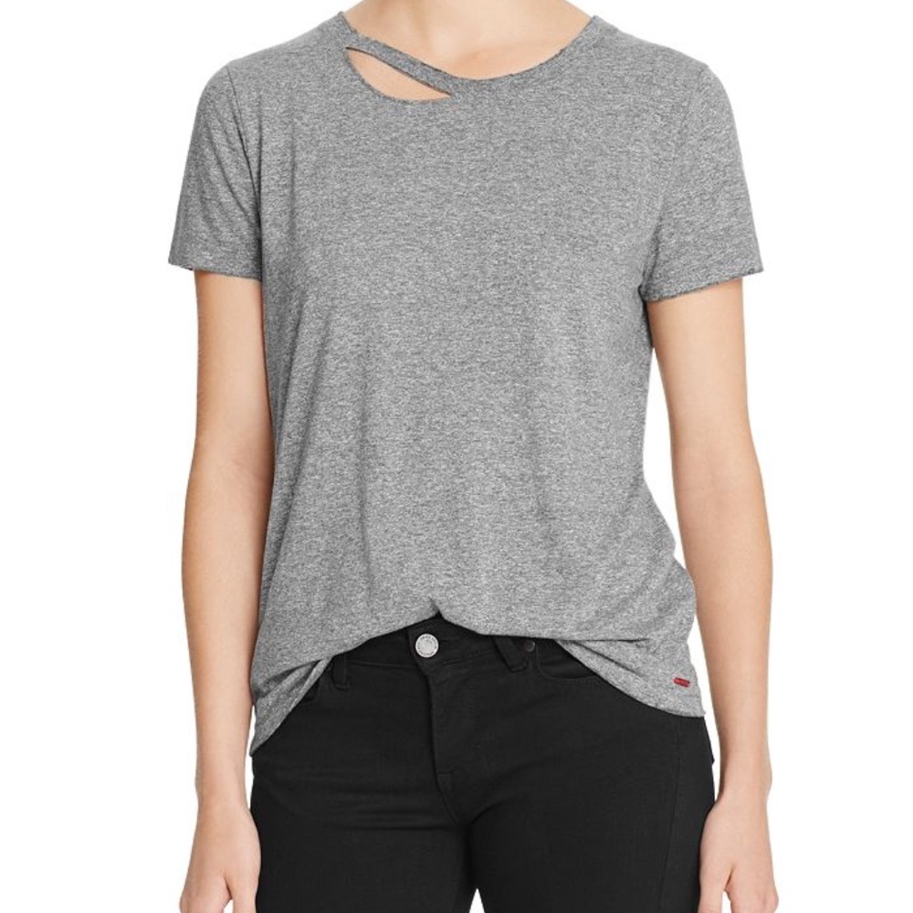 n: Philanthropy Harlow Distressed BFF Tee - Size S